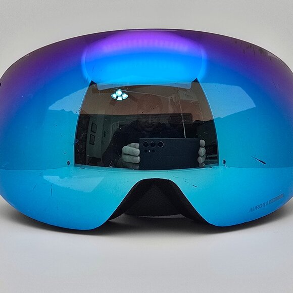 *SOLD* Wildhorn Outfitters Roca Black Frame Aurora Stealth Ice Blue Lens Goggles - Picture 1 of 8
